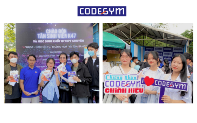 CODEGYM HUẾ ĐỒNG HÀNH CÙNG TRƯỜNG ĐẠI HỌC KHOA HỌC TRONG SỰ KIỆN CHÀO ĐÓN TÂN SINH VIÊN K47 VÀ KHỐI 10 THPT